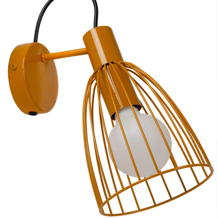 Lucide MACARONS Wandlamp - Okergeel