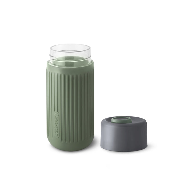 Black+Blum Glazen Reisbeker - 340ml - Groen