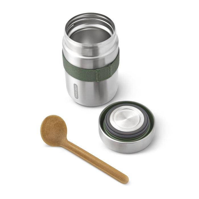 Black+Blum RVS Thermos Voedselcontainer - 400ml - Groen