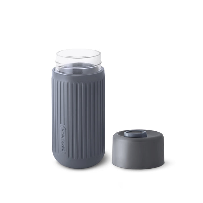Black+Blum Glazen Reisbeker - 340ml - Grijs