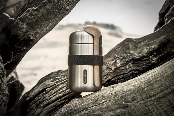 Black+Blum RVS Thermos Voedselcontainer - 400ml - Zwart