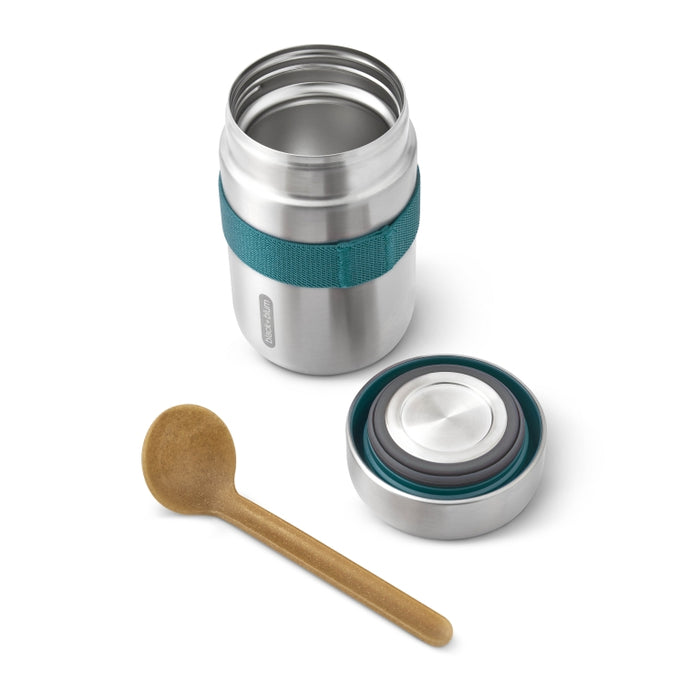 Black+Blum RVS Thermos Voedselcontainer - 400ml - Blauw