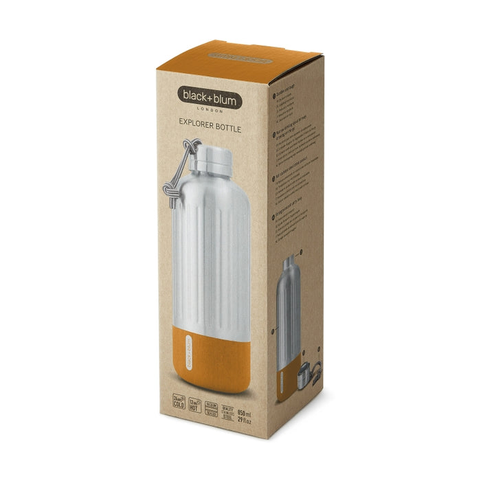 Black+Blum Explorer Thermosfles - 850ml - Oranje