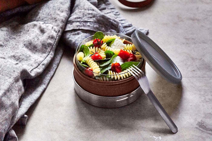 Black+Blum Glazen Lunchbox - Kom - 750ml - Grijs