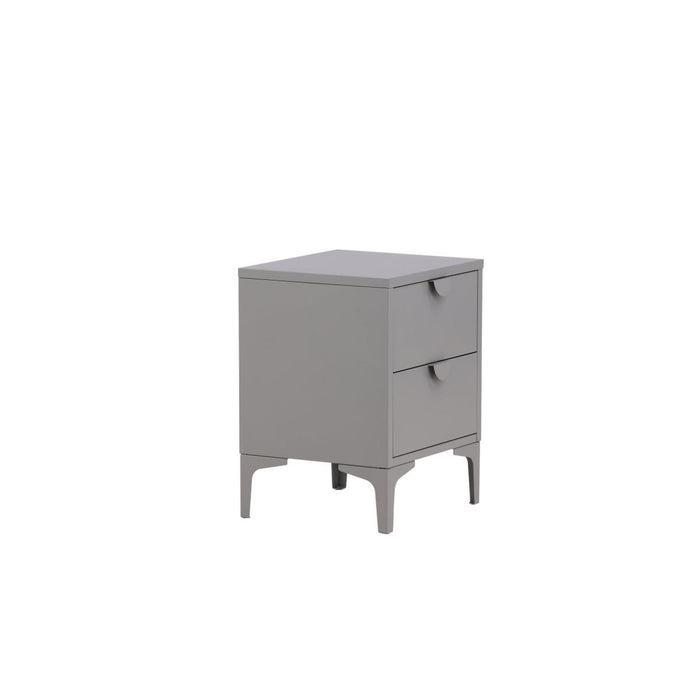 Svea - Salvo nachtkastje - 2 laden - grijs