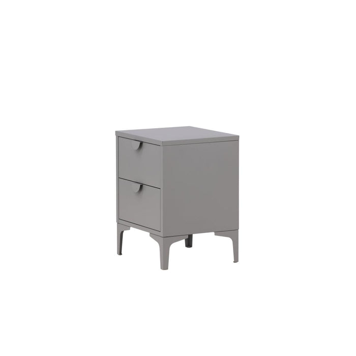 Svea - Salvo nachtkastje - 2 laden - grijs