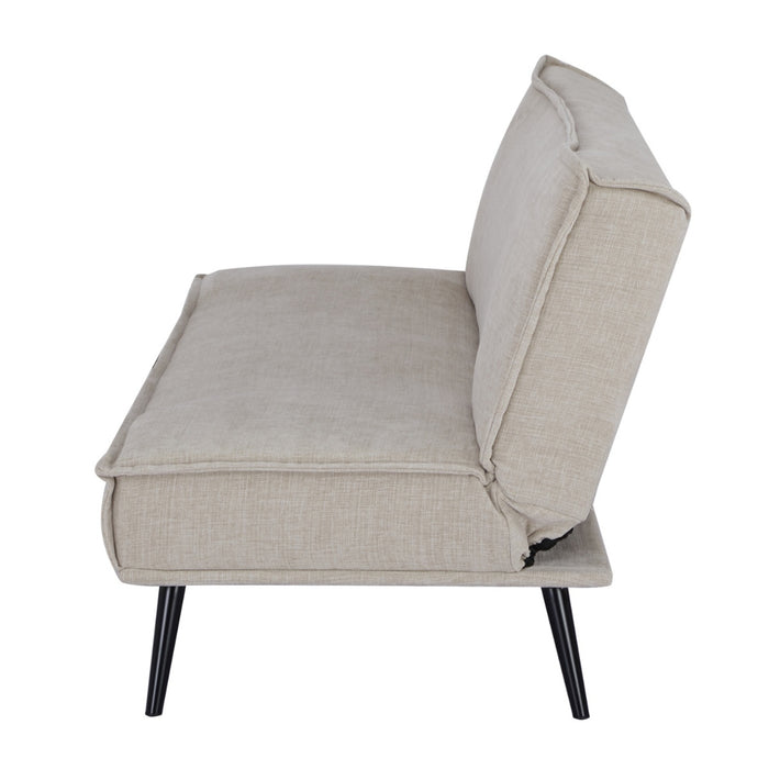 Giga Meubel - Slaapbank Beige 180cm - Metaal & Stof - Bank Mali