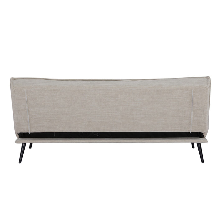 Giga Meubel - Slaapbank Beige 180cm - Metaal & Stof - Bank Mali