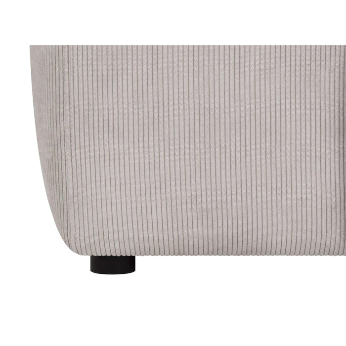 by fonQ Wonder 3-zits Hoekbank met Chaise Longue Rechts - Rib - Beige