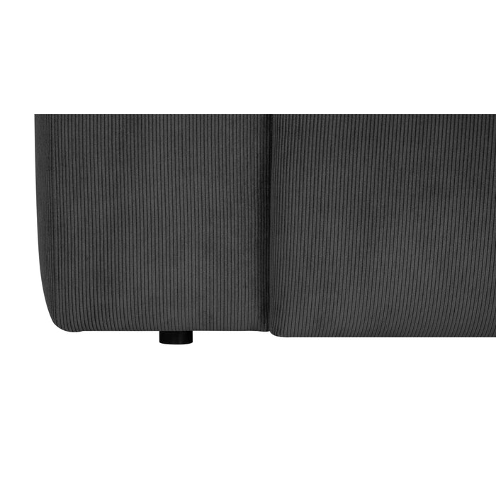 by fonQ Wonder 3-zitsbank - Rib - Antraciet