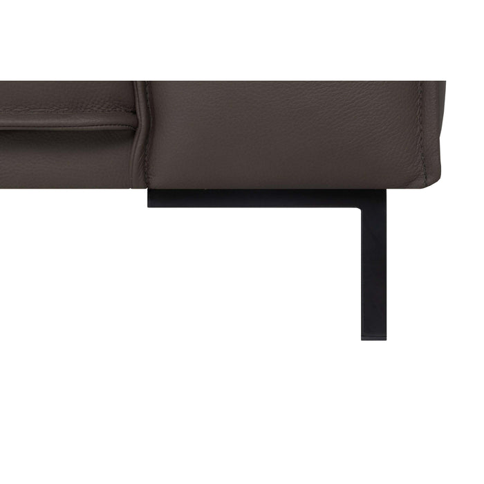 by fonQ Brisk Hoekbank Links - Buffelleer - Donkerbruin