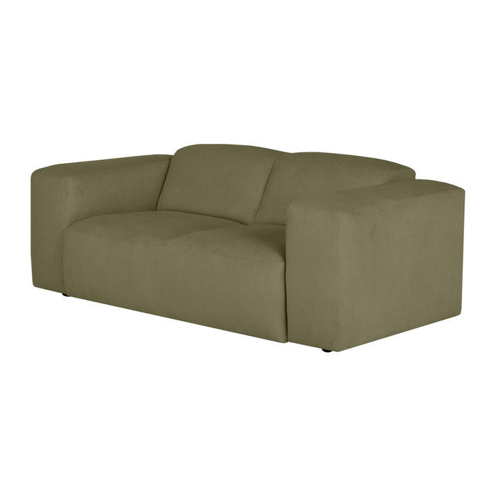 by fonQ Wonder 2-zitsbank  - Rib - Mosgroen