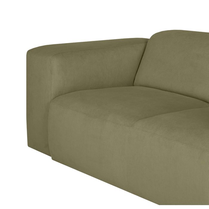 by fonQ Wonder 2-zitsbank  - Rib - Mosgroen