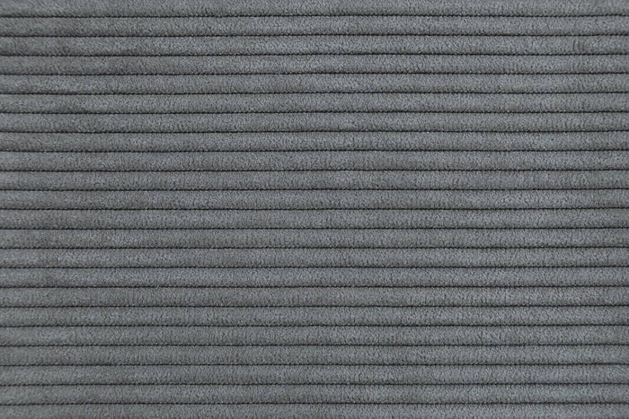 by fonQ Wonder 5-zits Hoekbank Rechts - Open Eind - Rib - Grijs