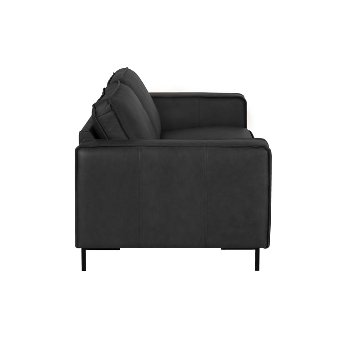 by fonQ Brisk 3-zitsbank - Buffelleer - Zwart