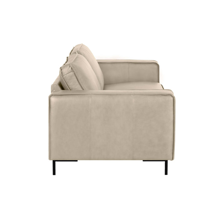 by fonQ Brisk 3-zitsbank - Buffelleer - Beige