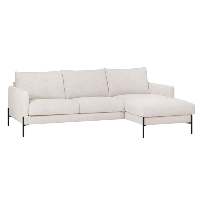 by fonQ Lunge Hoekbank met Chaise Longue Links / Rechts - Beige