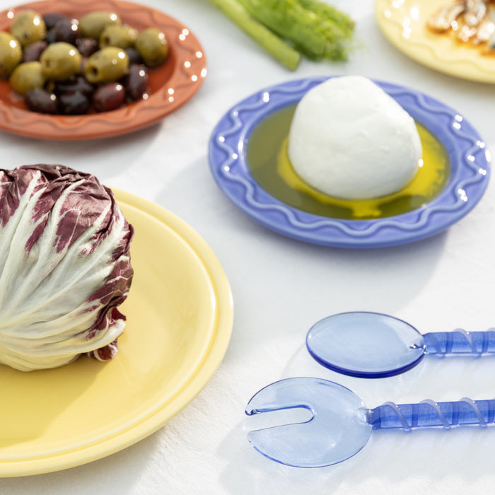 &k amsterdam Sling Saladebestek - Blauw