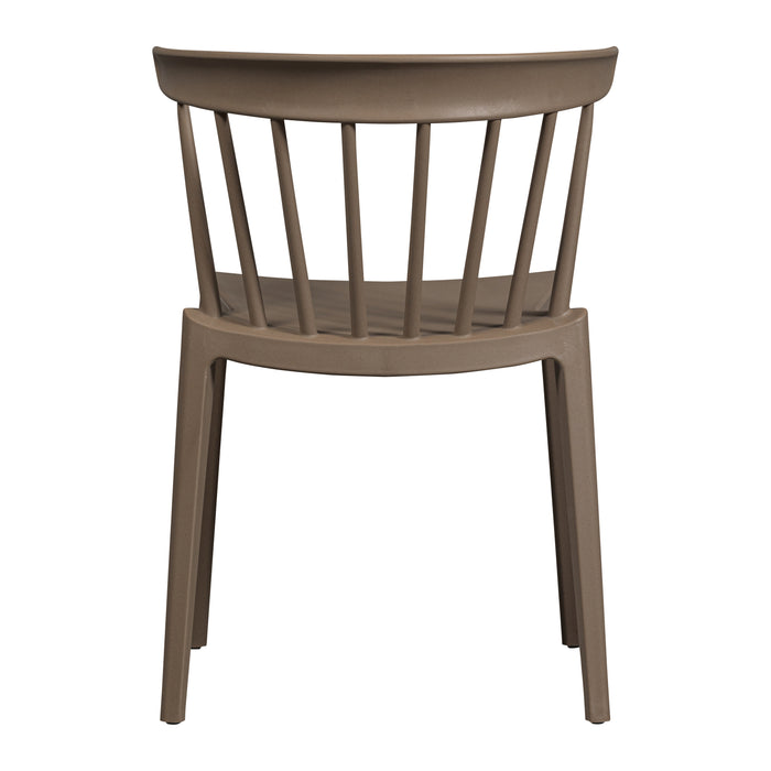 Woood Bliss Spijlenstoel - Coffee Melange