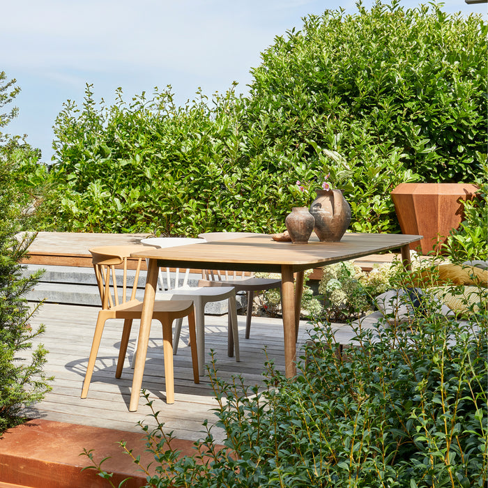 Woood Bliss Spijlenstoel - Off White Melange