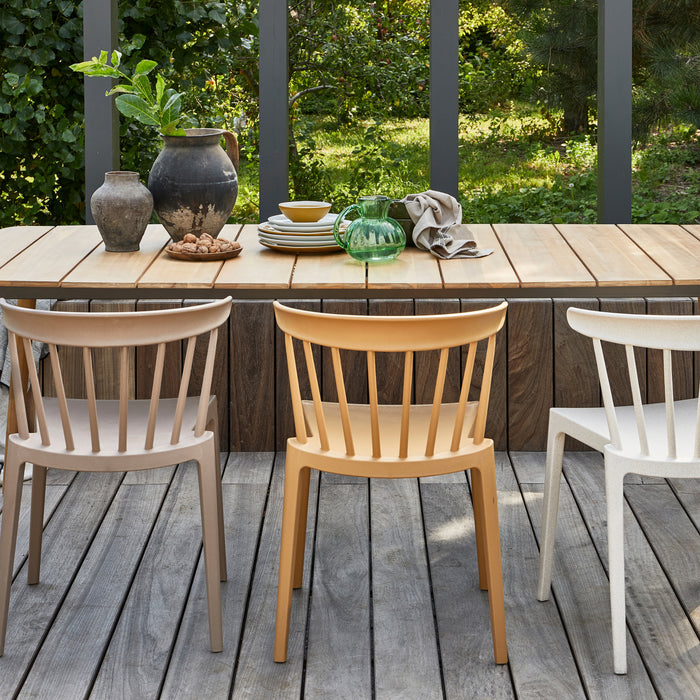 Woood Bliss Spijlenstoel - Caramel Melange