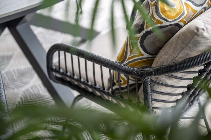 Garden Impressions Margriet tuinstoel - Zwart|Zand