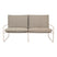 Ferm Living Desert 2-zitsbank Dolce - Cashmere / Dark Sand