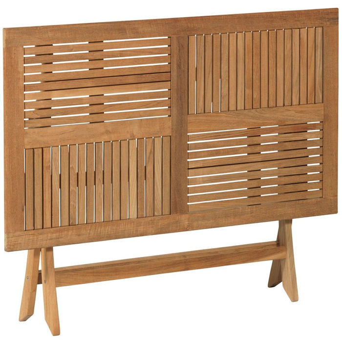 WOOOD Folding Inklaptafel Tuin - Teak - Naturel - 75x120x70