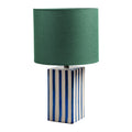 &k amsterdam Streak Tafellamp Ø 24 cm - Blauw/Groen