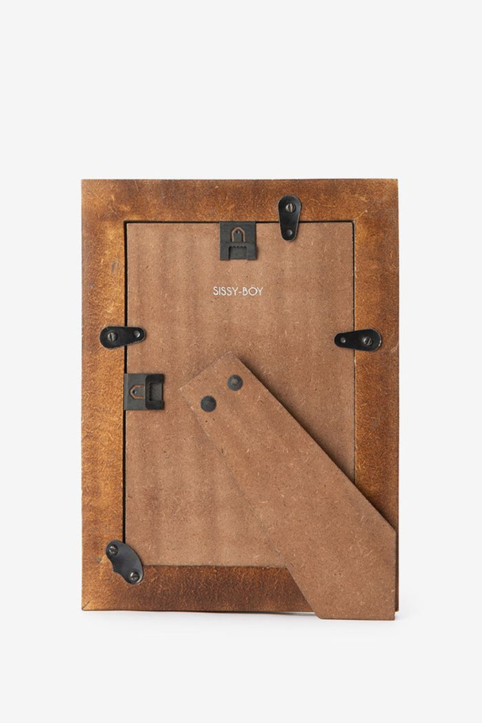 Sissy-Boy Lichtoranje fotolijst met geblokte omlijsting