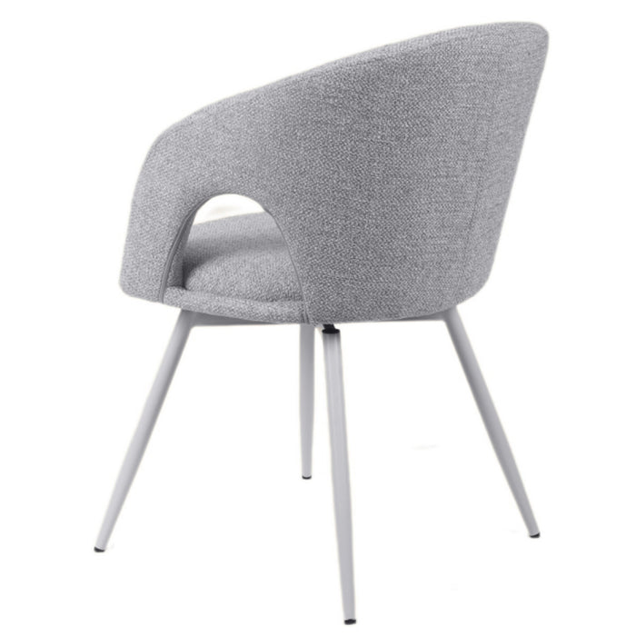 Giga Meubel - Eetkamerstoel Beige Draaibaar - Stof - Nina