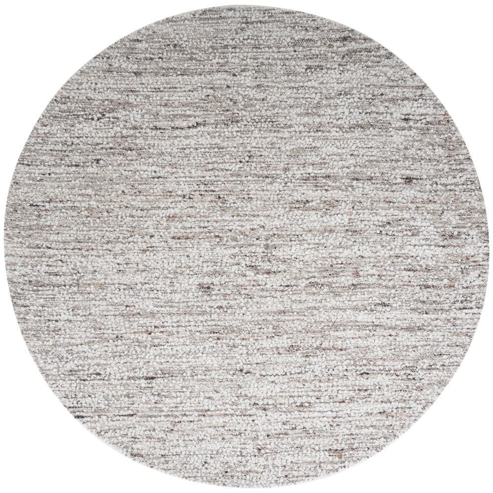 Veer Carpets - Vloerkleed Mica Naturel|Brown Rond ø200 cm