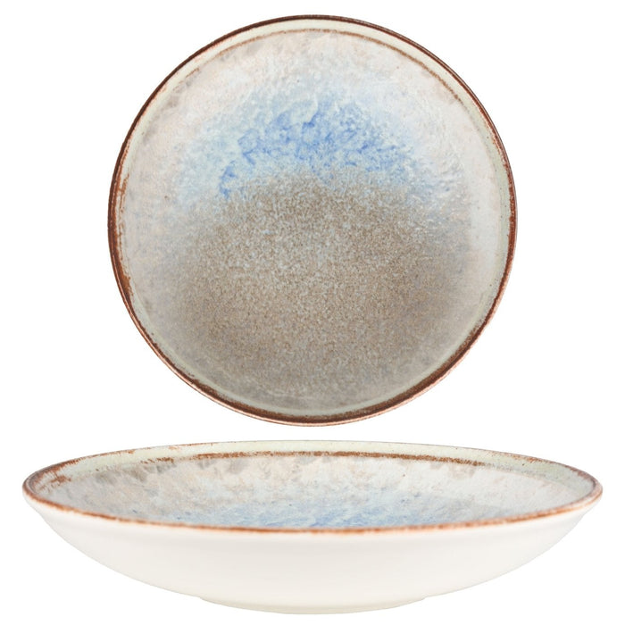 ID Fine Diep bord - Delta - Porselein - 22 cm (770cc) - set van 6