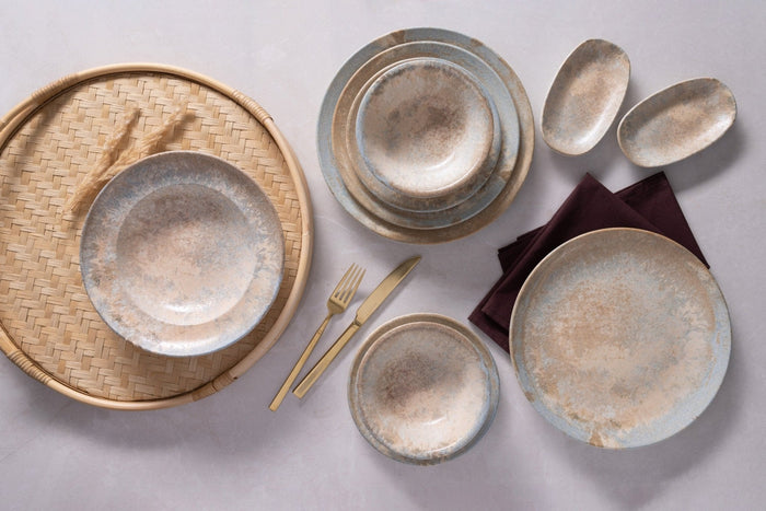 Bonna Pastabord - Luz - Porselein - 28 cm (400cc) - set van 2