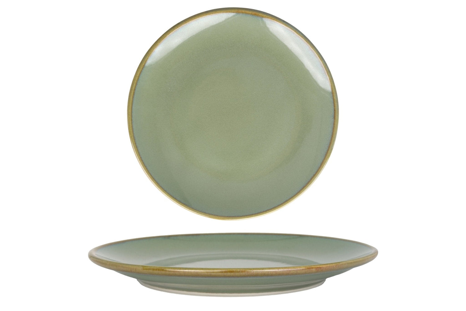 Bonna Dinerbord - Sage Hygge - Porselein - 25 cm - set van 6