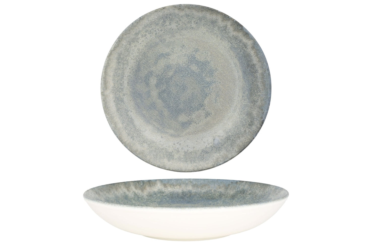 Bonna Diep bord - Omnia - Porselein - 23 cm (1000cc) - set van 6