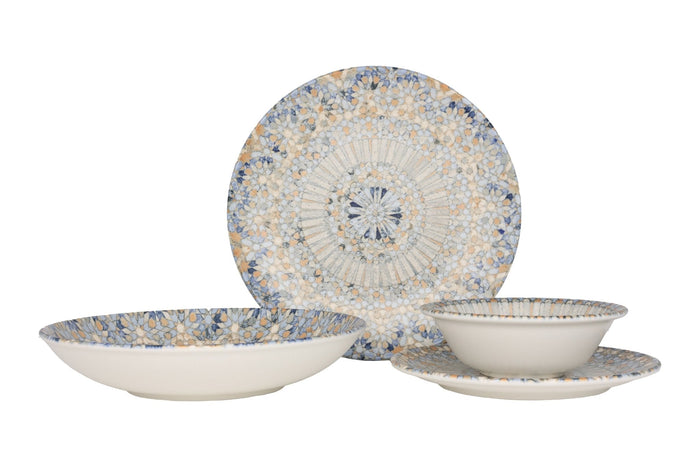 Bonna Bordenset - Luca Mosaic - 24delig - 6 persoons - Porselein