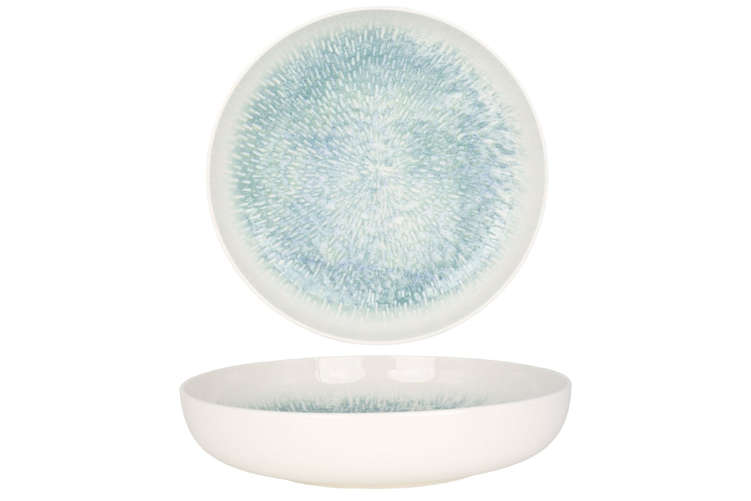 Rinart Diep bord - Asel - Porselein - 26 cm (2000cc) - set van 6