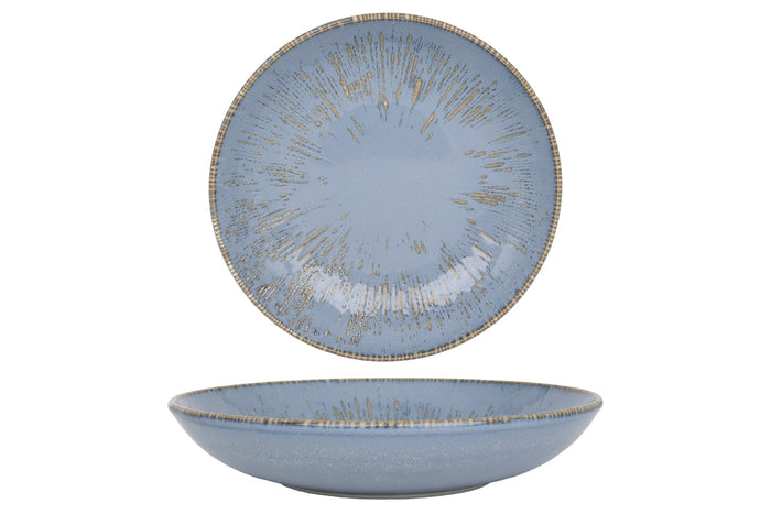 Bonna Diep bord - Sky Snell - Porselein - 23 cm 1000cc - set van 6