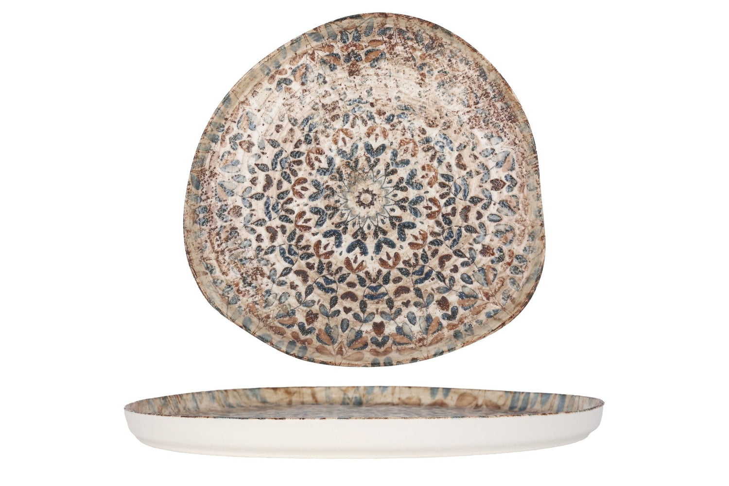 Rinart Dinerbord - Aztec - Porselein - 30 cm - set van 6