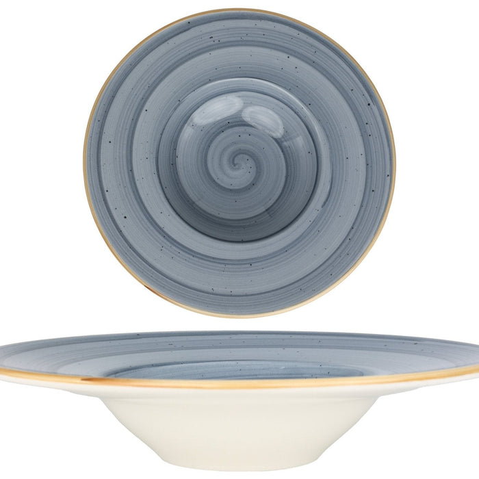 Bonna Pastabord - Aura Dusk - Porselein - 28 cm (400cc) - set van 2