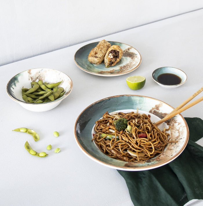 Bonna Pastabord - Futura - Porselein - 27 cm (400cc) - set van 6