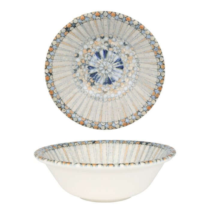 Bonna Kommetje - Luca Mosaic - Porselein - 16 cm (400cc) - set van 6