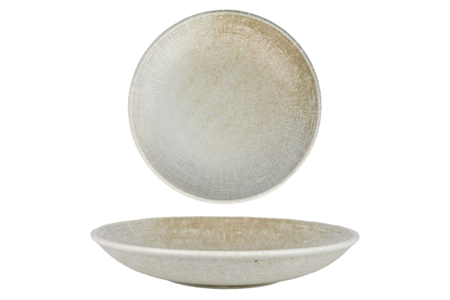 ID Fine Diep bord - Mellow - Porselein - 25 cm (1140cc) - set van 6