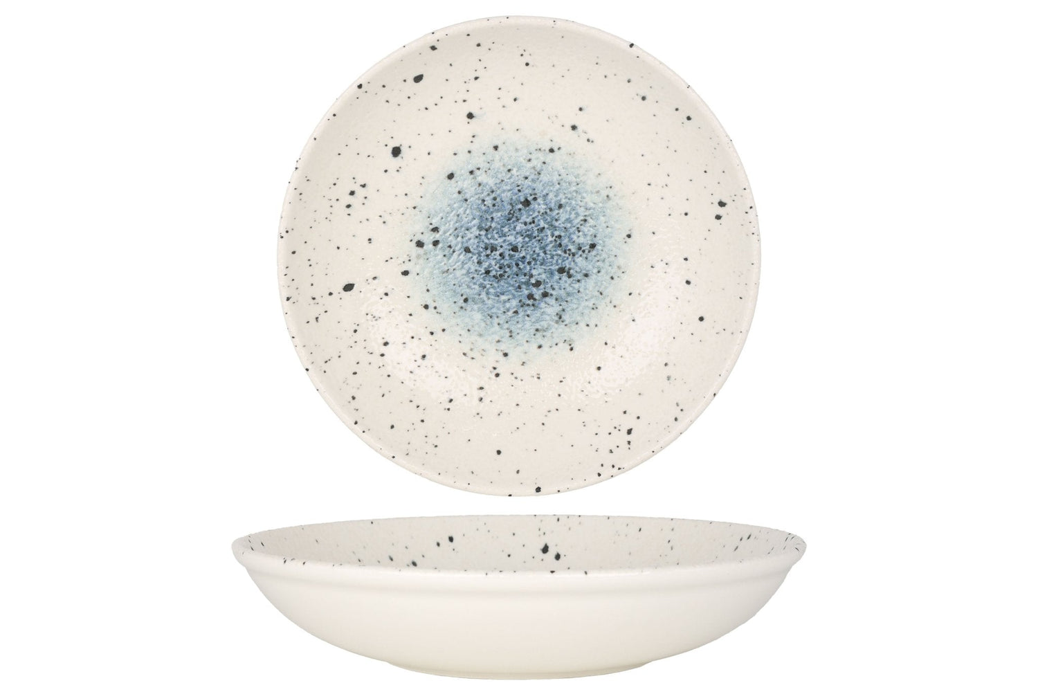 Rinart Diep bord - Splash - Porselein - 25 cm (1200cc) - set van 6