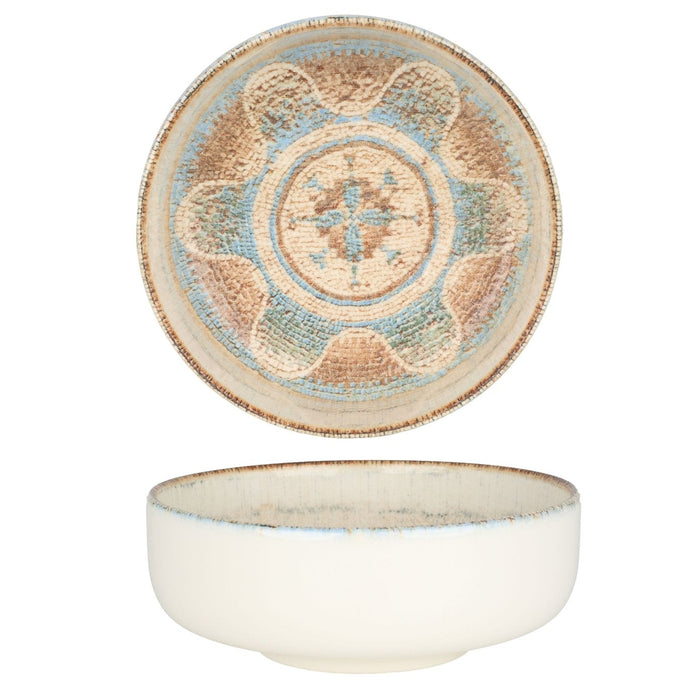 Rinart Kommetje - Celest - Porselein - 14 cm (370cc) - set van 6