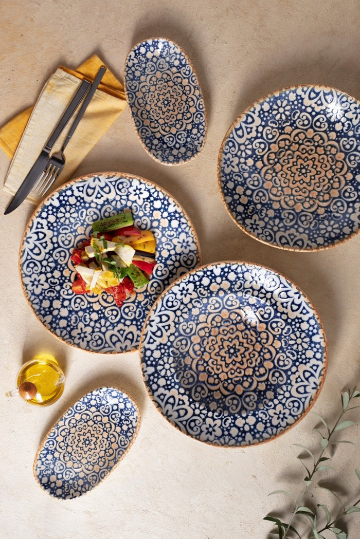 Bonna Pizzabord - Alhambra - Porselein - 32 cm - set van 2