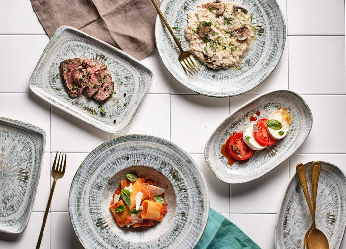 Bonna Pizzabord - Odette - Porselein - 32 cm - set van 2