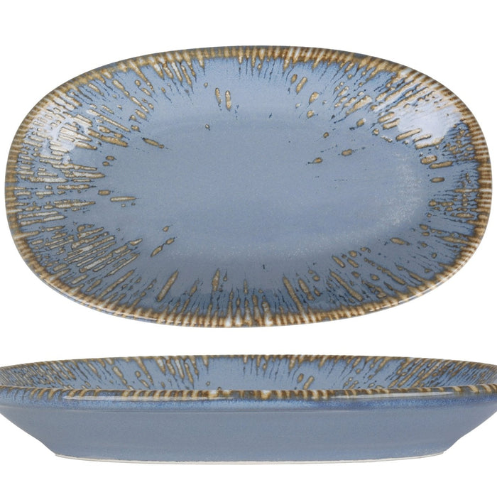 Bonna Serveerschaal - Sky Snell - Porselein - 24x14 cm - set van 2