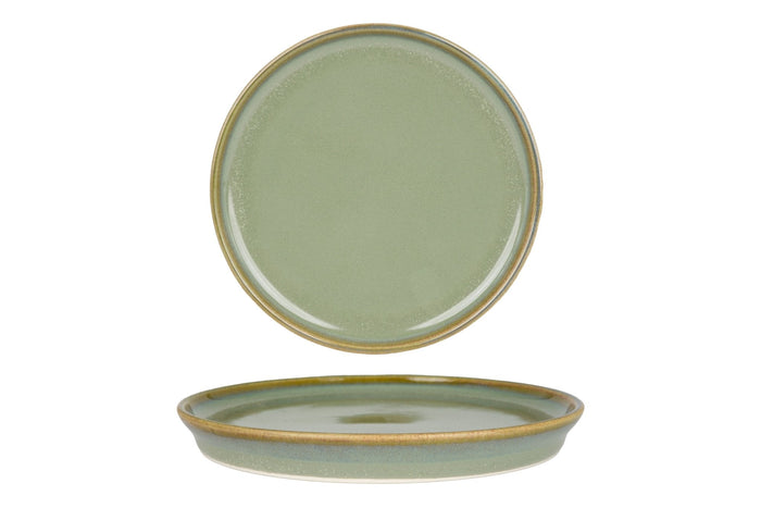 Bonna Gebaksbord - Sage Hygge - Porselein - 16 cm - set van 6